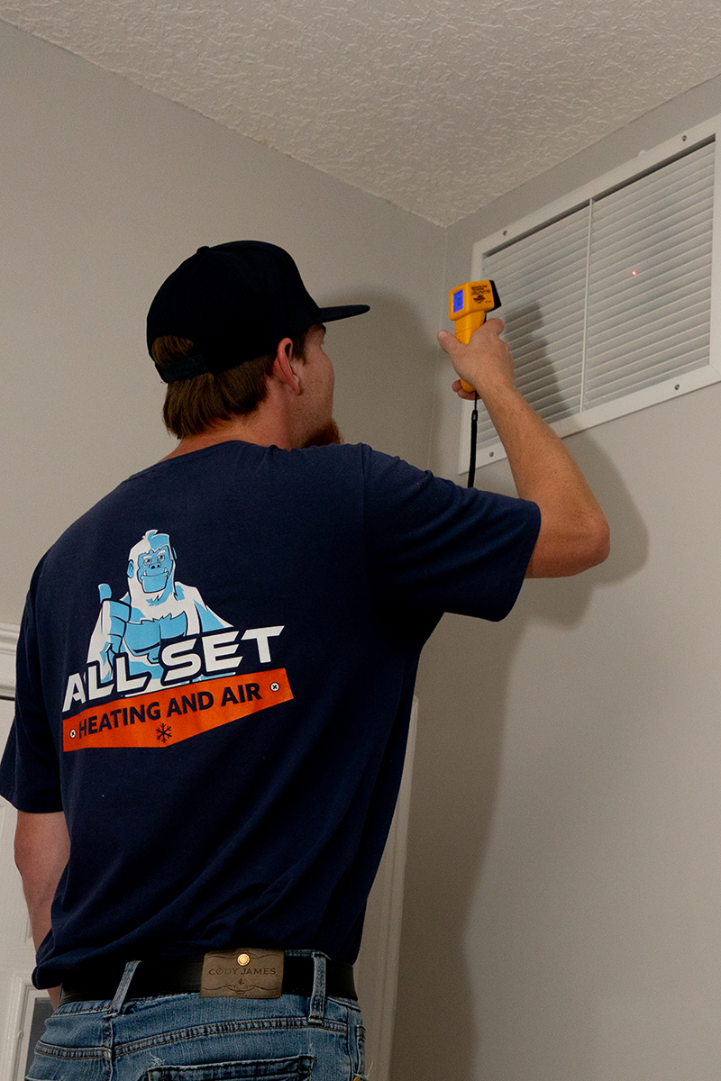 Tech - All Set Heating, Air & Plumbing